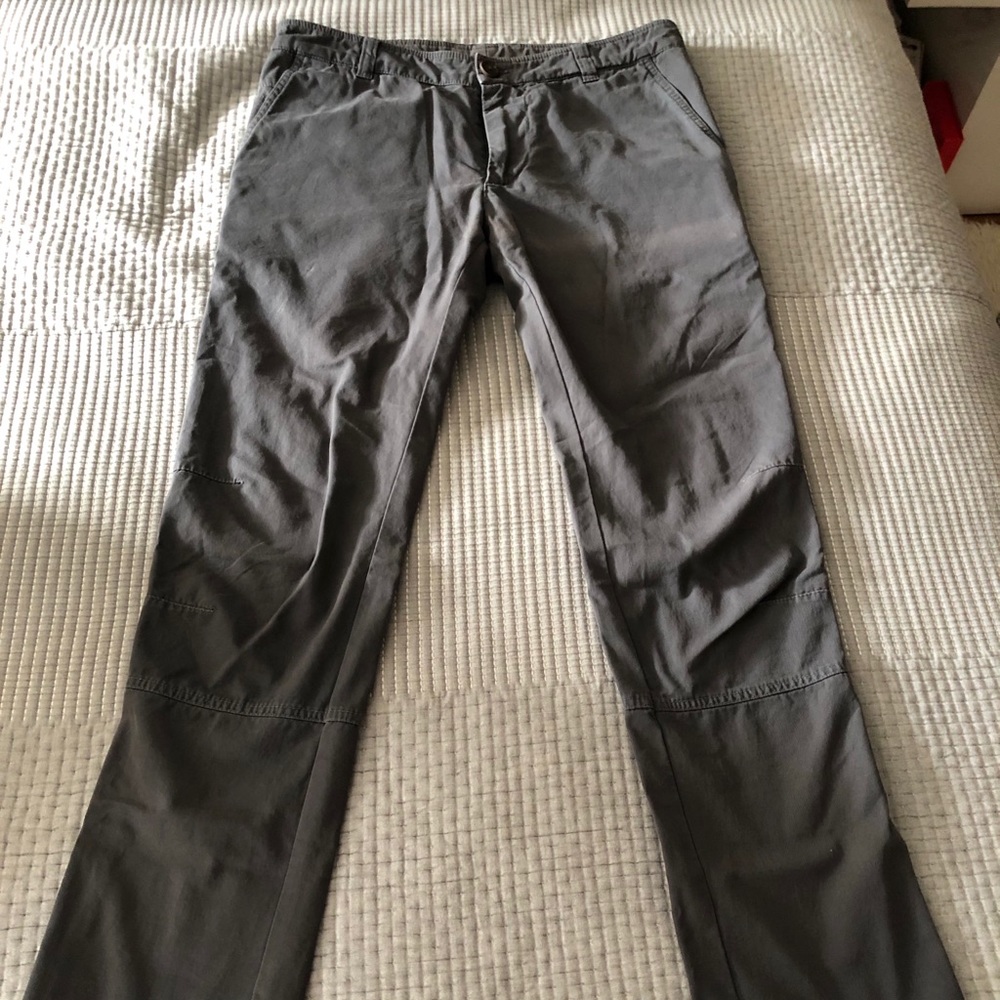 BRUNELLO CUCINELLI MENS GREY CTTN CHINOS/PANTS 30”